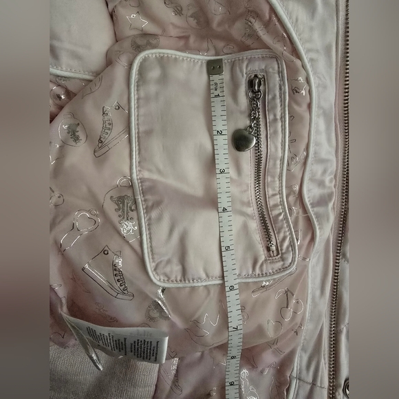 TALULUA - Faux white fur trim around hoodie - Picture 7 of 7